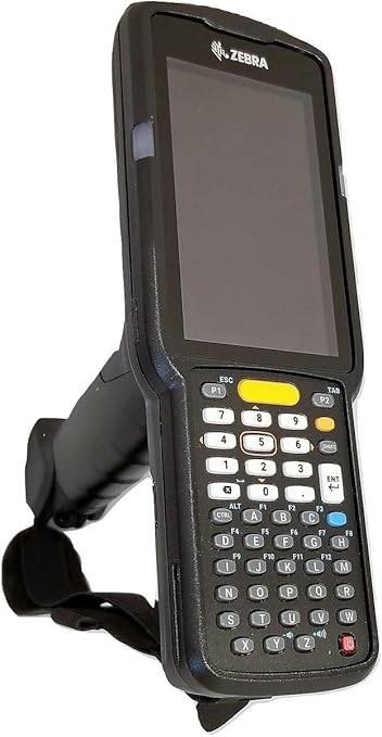 Zebra MC3300-G mobile handheld computer with rugged design, black body, and ergonomic grip for industrial barcode scanning.