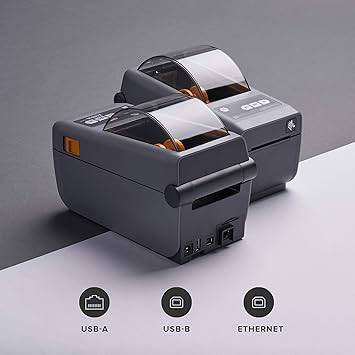 Zebra Technologies ZD41022-D01E00EZ Printer, ZD410, DT, 2