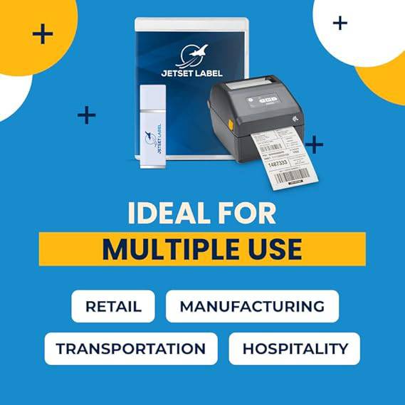 Zebra ZD421 direct thermal label printer with USB, 203 dpi, 4-inch width, replacement for GK420d, includes Jetset software