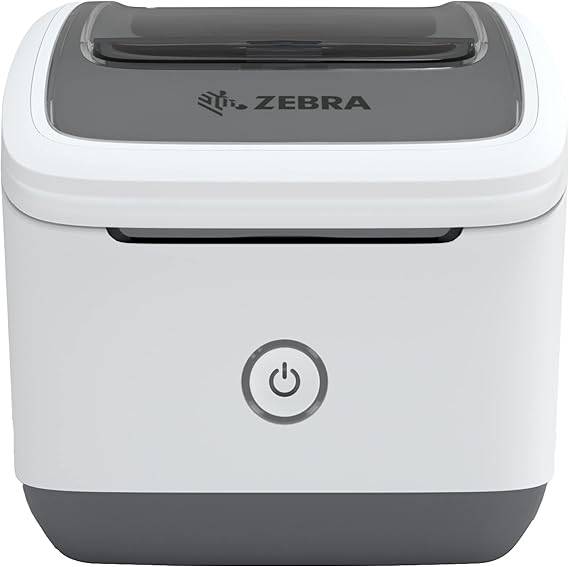 Zebra ZSB Series thermal label printer for shipping, barcodes, and address labels with wireless connectivity and 2-inch print width.
